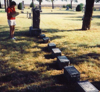 Abraham Haley, Marion Detwiller, Highland Cemetery