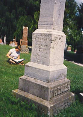 Woodland Cemetery, Susanna French, Thomas French