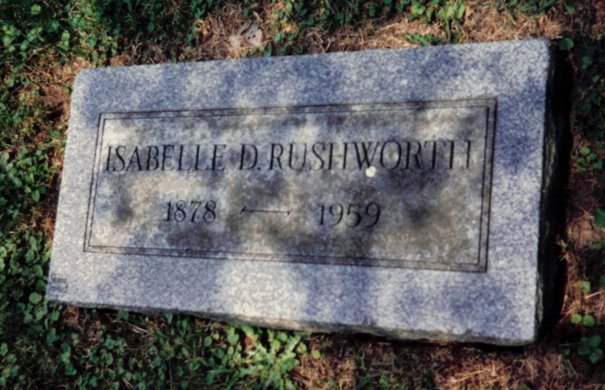 Isabelle D. Rushworth, Lakeview Cemetery