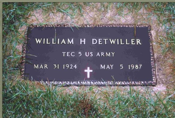 Cooperstown Cemetery, Cooperstown,
                       North Dakota, William Henry Detwiller