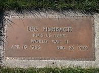 Lee Fishback headstone
