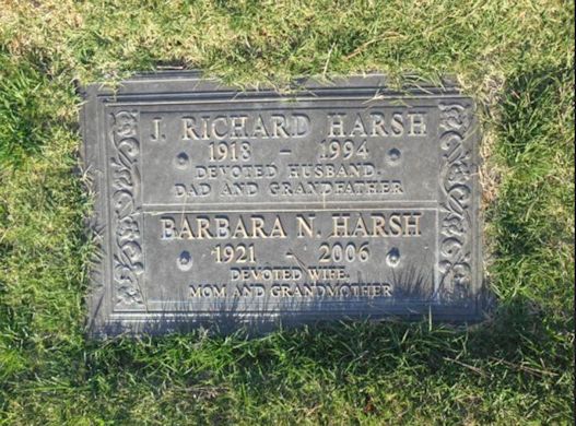 Joseph Richard Harsh, Barbara N. Harsh