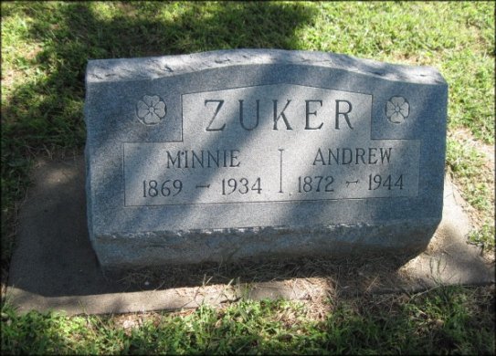 Andrew Jackson Zuker, Marion Agnes Haley Zuker