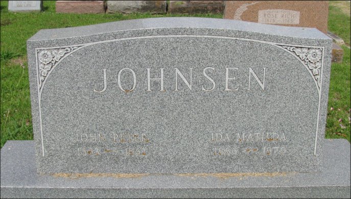 John Peter Johnsen, Ida Mathilda Johnsen