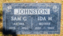 Sam G. Johnston, Ida M. Johnston, Freddie L. Ferrell