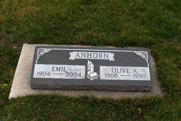 Emil Anhorn, Olive A. Anhorn