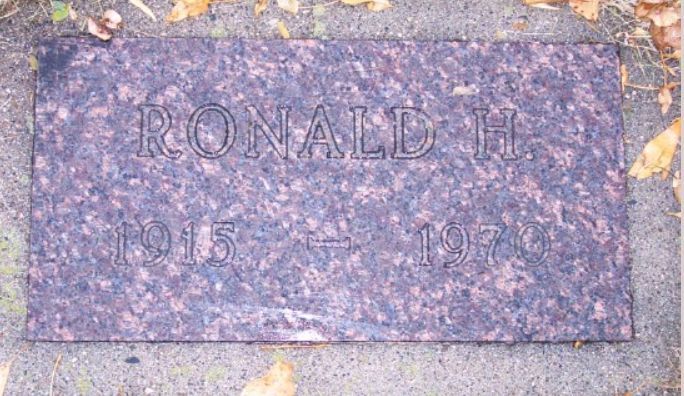 Ronald H. Detwiller's footstone