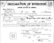 Declaration of Intention