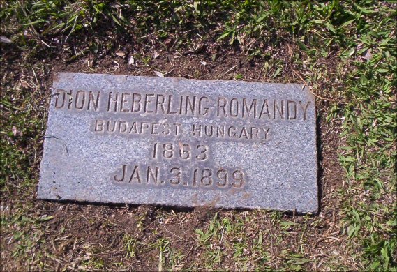 Dion Heberling Romandy's headstone
