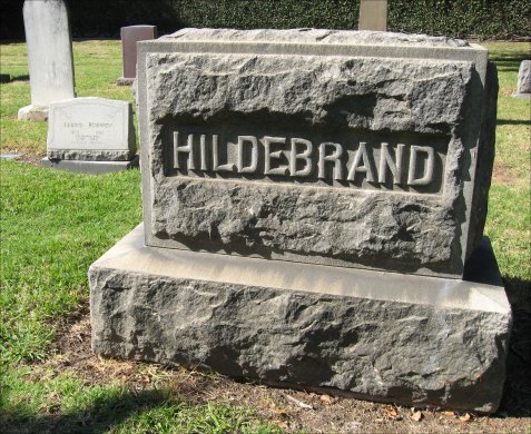 San Gabriel Cemetery, Hildebrand Monument
