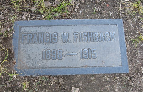 San Gabriel Cemetery, Francis W. Fishback