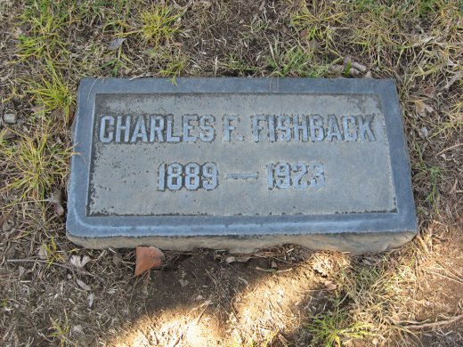 San Gabriel Cemetery, Charles F. Fishback