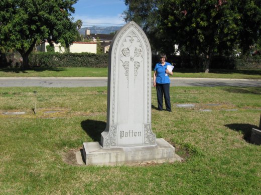 San Gabriel Cemetery, Patten Monument