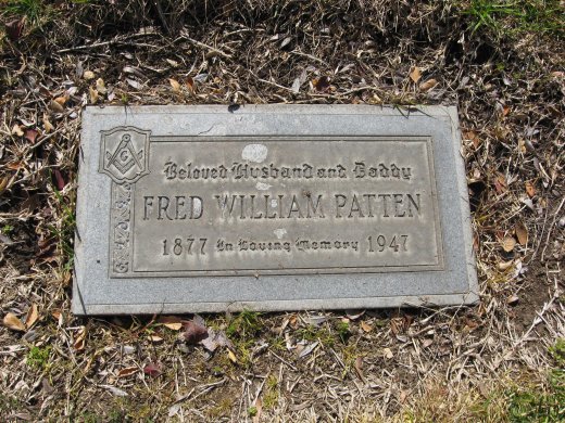 San Gabriel Cemetery, Fred William Patten