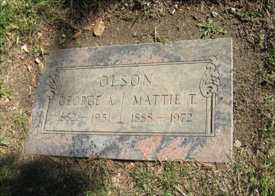 George A. Olson, Mattie T. Olson