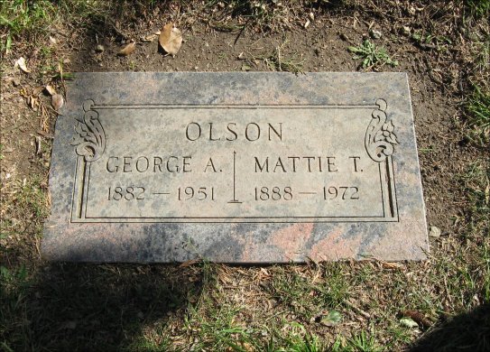 George A. Olson, Mattie T. Olson
