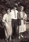 Leslie George Baldwin, Frances Lydia Baldwin, Evelyn Mae Miller