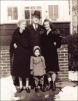 Leslie George Baldwin, Frances Lydia Baldwin, Evelyn Mae Miller, Ruth Jean Miller