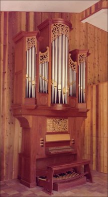 Fran Olson's pipe organ