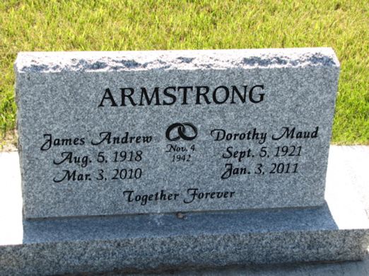 Dorothy Maud Armstrong, James Andrew Armstrong