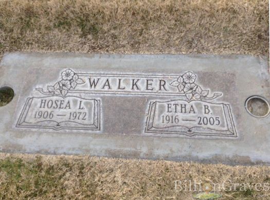 Hosea L. Walker, Etha B. Walker