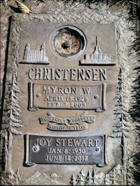 Myron W. Christensen, Joy Stewart Christensen