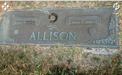 Harvey  D. Allison, Mary A. Allison