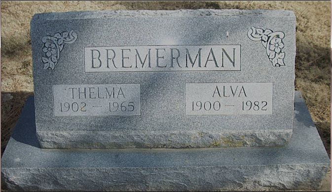 Alva Bremerman, Thelma Haley Bremerman