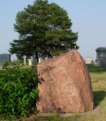 Ballou Monument, Celphos Cemetery