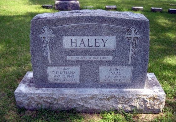 Isaac Jerome Haley, Christiana Near Haley