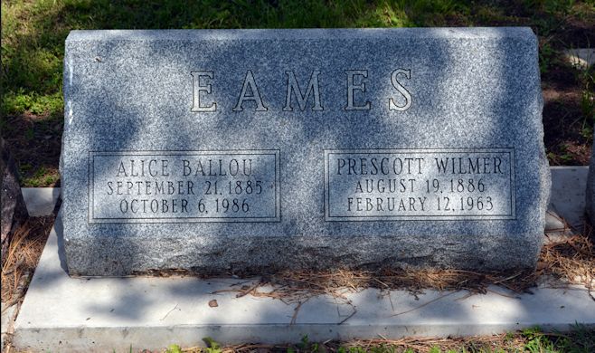 Alice Ballou Eames, Prescott Wilmer Eames