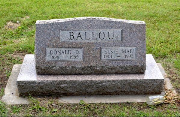 Donald D. Ballou, Elsie Mae Ballou