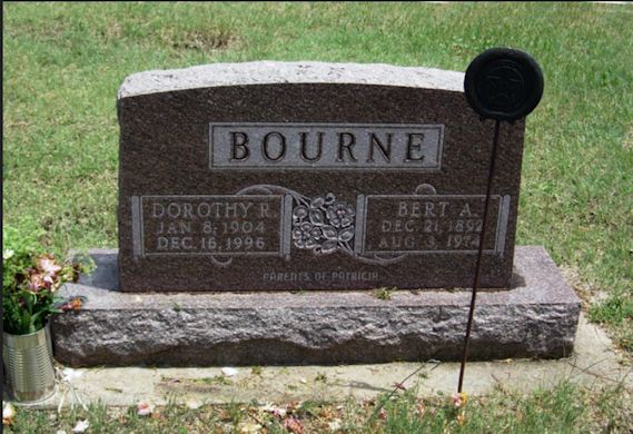 Dorothy Rhoana Ballou Bourne, Bert A. Bourne