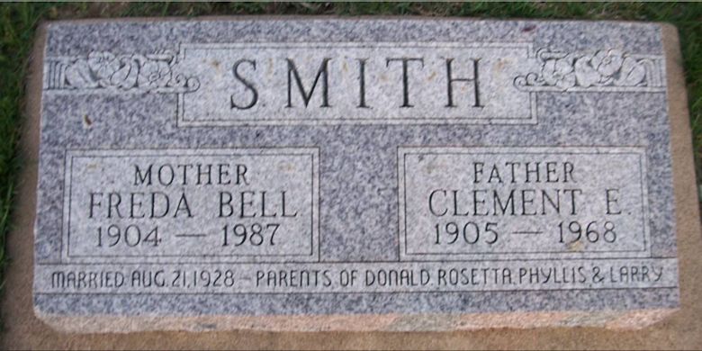 Freda Bell Smith, Clement E. Smith