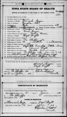Howard Lee Henderson, Alma H. Mitschele