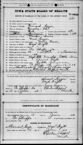 Marriage Certificate, Leonard Geiger, Hazel Wright