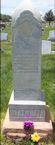 George Allen Wadsworth headstone, Elizabeth Broadbent Wadsworth headstone