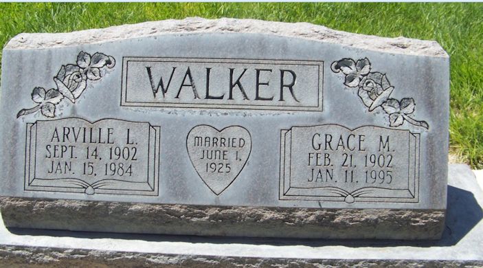Arville Lazell Walker, Grace Marguerite Lewis Walker
