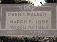 Owen F. Walker's headstone