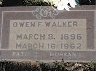 Owen F. Walker's headstone