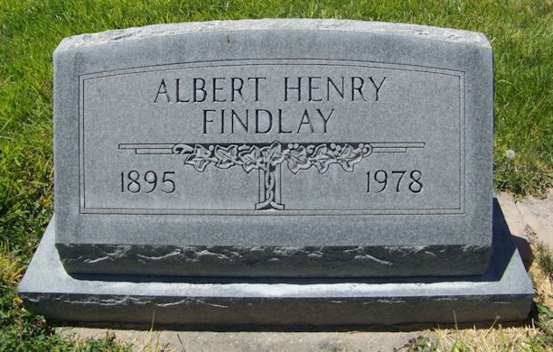Albert Henry Findlay headstone