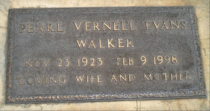 Pearl Vernell Evans Walker