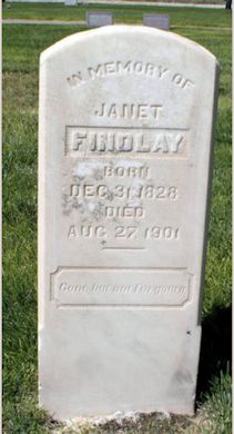 Janet Findlay headstone
