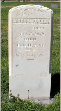 Allan M. Findlay headstone