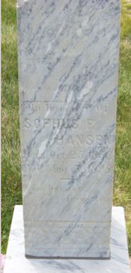 Sophus F. Hansen headstone