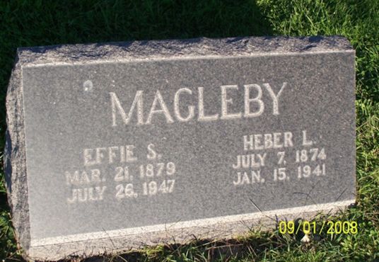 Heber Lorenzo Magleby, Effie Maria Sorenson Magleby