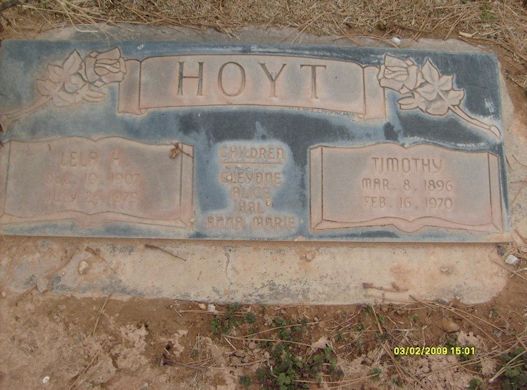 Lela Hinton Hoyt, Timothy Hoyt