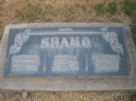 Elizabeth Eagar Shamo, Harry Franklin Shamo