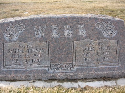 Samuel Thomas Webb, Laura Stout Webb