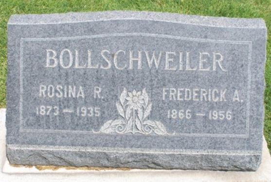 Rosina Rupper, Frederick Adolph Bollschweiler